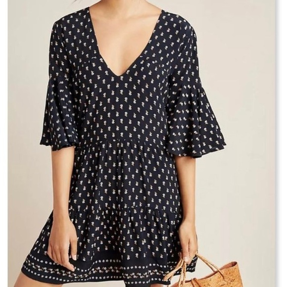 Anthropologie Dresses & Skirts - Anthro Faithfull the Brand (Rare!) Fresa Long Sleeve Floral Tunic Dress
